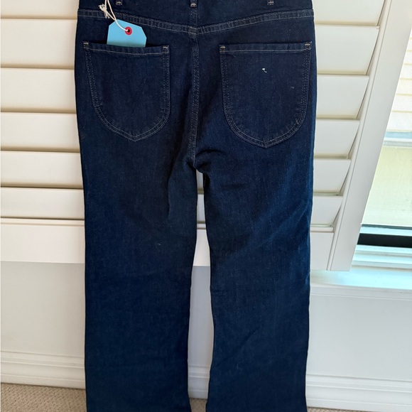 MOTHER Indigo Wide Leg Jeans - Picture 3 of 6